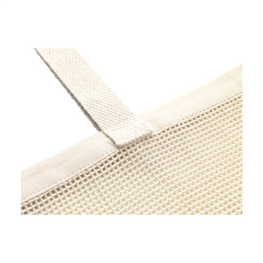 Logotrade promotional merchandise picture of: Natura Organic Mesh Shopper (180 g/m²) shopping bag